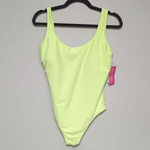 NWT Ninety Nine Degrees Green One Piece Swimsuit